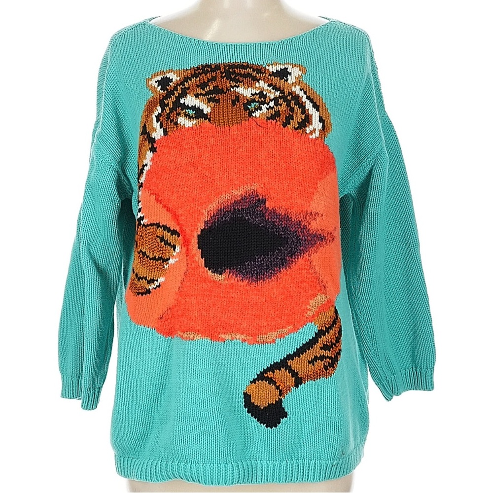 Vibrant Krizia Maglia Tiger Sweater